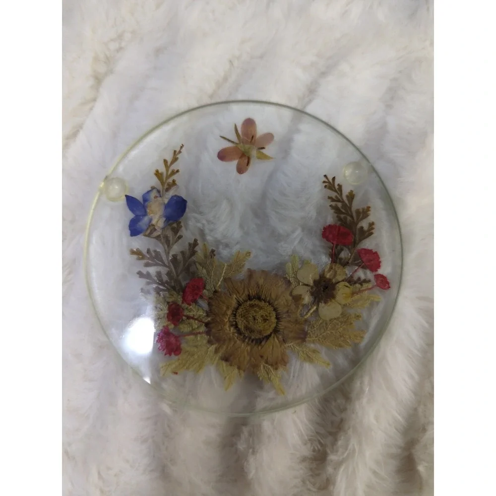 Set Of‎ 8 Round Acrylic Coasters 4